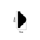 Молдинг HIWOOD D22V2